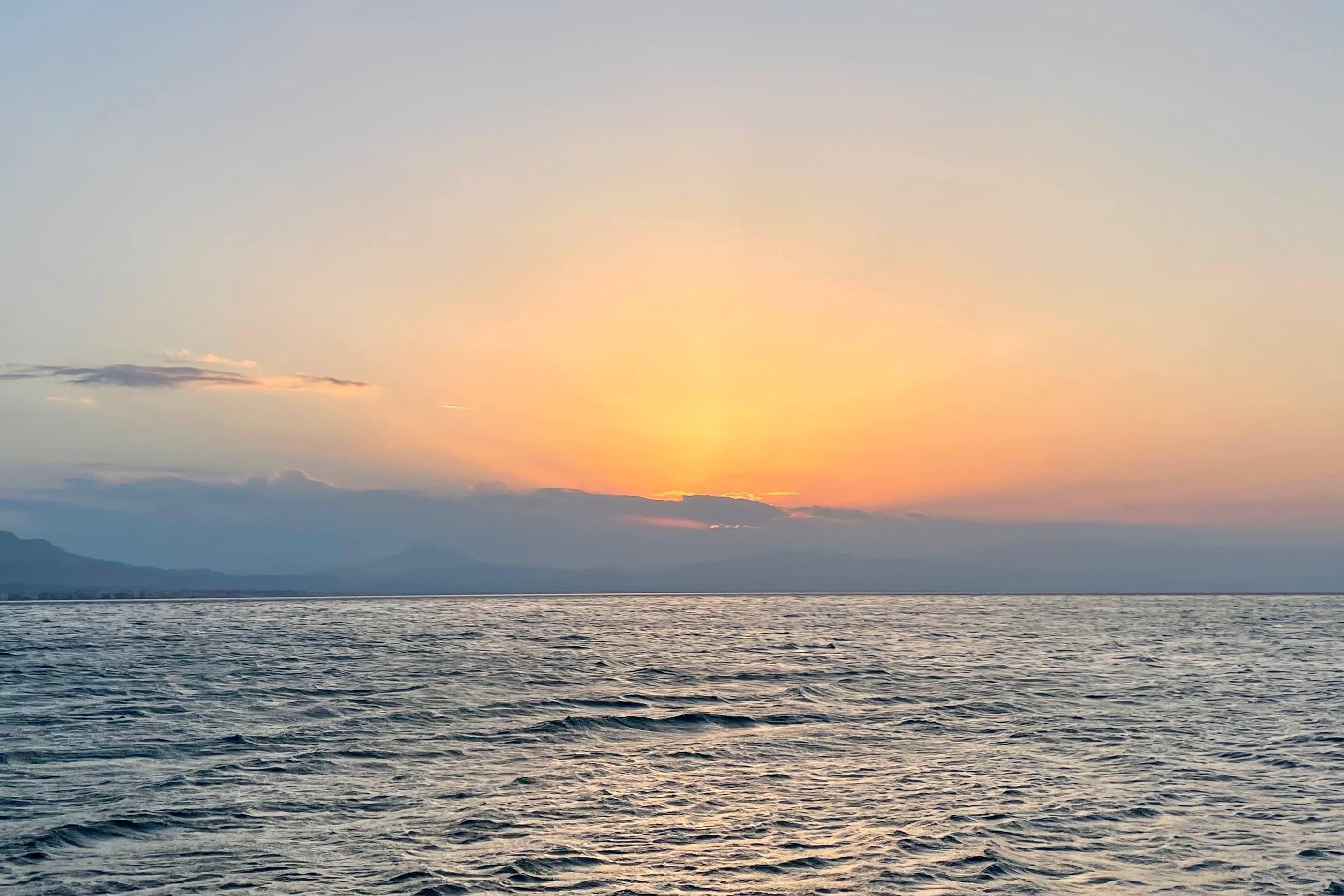 Sonnenuntergang in Loutraki