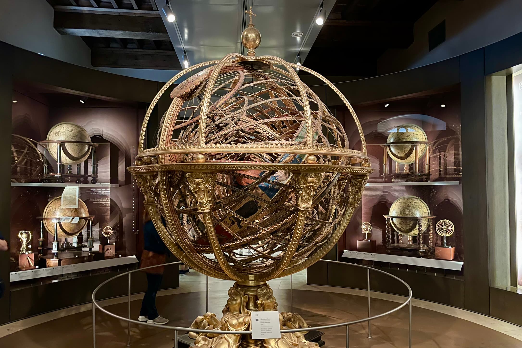 Eine Armillarsphäre im Museo Galileo<br>